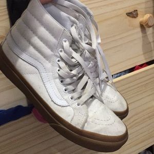 white old skools high tops